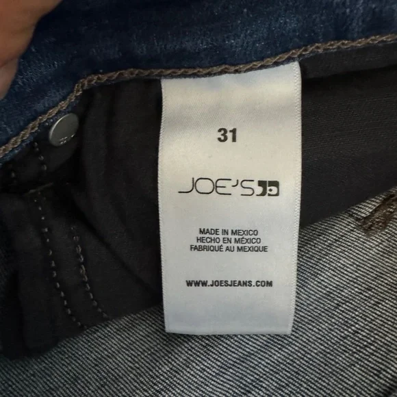 Joe's High-Rise Stretch Skinny Ankle Jean Size 31 - Picture 4 of 6